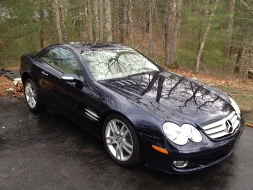 2008 mercedes 550sl 28k miles glass roof/ repairable