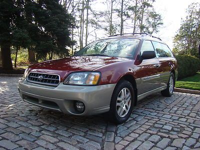 2004 subaru legacy outback 5 speed manual all wheel drive clean no reserve !