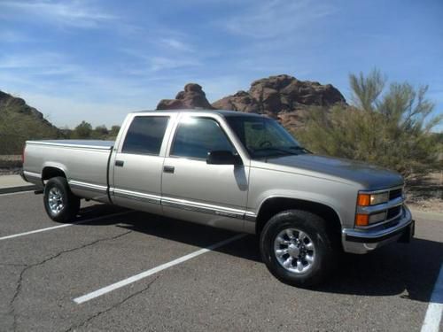 2000 chevrolet 3500 crew cab long bed swr xx clean!!!