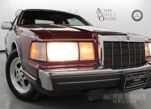 We finance 1989 lincoln mark vii lsc coupe 62k cleancarfax mroof fogs lthrpwrsts