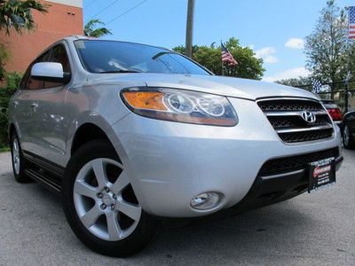 Santafe linitied leather alloy sunroof heated seat extra clean florida must see