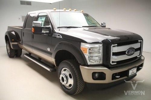 2013 drw king ranch crew 4x4 fx4 navigation sunroof leather heated diesel