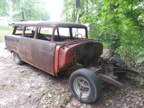 1955 Chevrolet Bel Air 4 Door Wagon, image 2