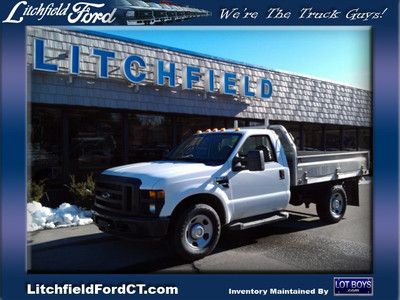 2008 ford f350 xl srw aluminum  flatbed/v8/2wd/