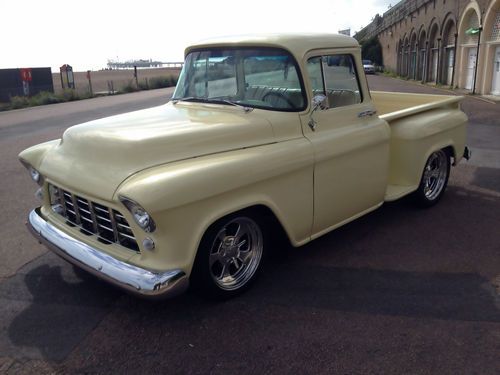 Hotrod stunning 1955 chevy stepside pickup signed by billy gibbons zz top