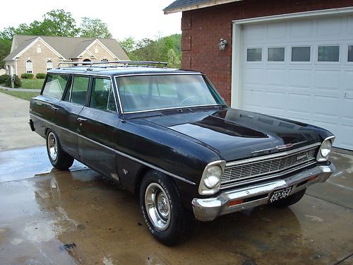 1966 chevy nova wagon survivor car original paint