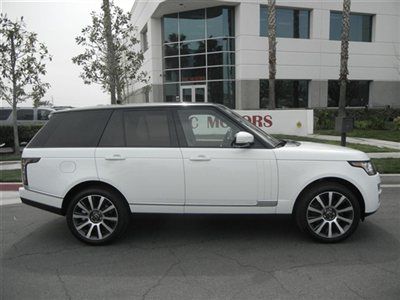 2013 land / range rover hse sc supercharged autobiography / white / 2 in stock