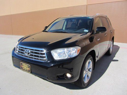 2008 toyota highlander~limited~htd lea~3rd seat~low 70k miles