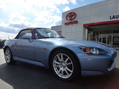 2005 honda s2000 6-speed manual convertible 29k miles clean carfax blue video