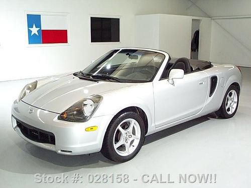 2001 toyota mr2 spyder 5spd covertible leather 51k mi texas direct auto