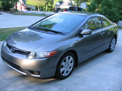 2007 honda civic coupe lx, 30 city mpg/39 hwy mpg