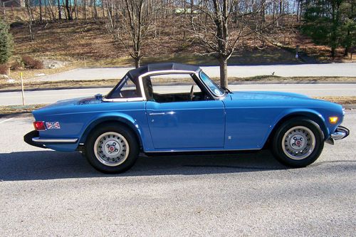 1974 triumph tr-6 frame off restoration