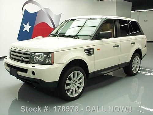 2008 land rover range rover supercharged 4x4 dvd 50k mi texas direct auto