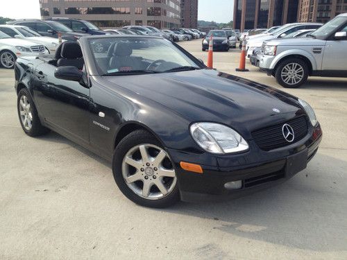 Slk230 kompressor 24k miles power hardtop supercharged leather low reserve