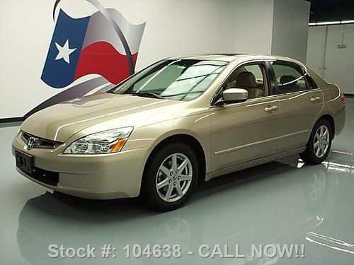 2004 honda accord ex v6 sunroof htd leather alloys 69k texas direct auto