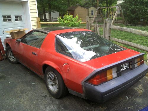 1983 Chevrolet Camaro Z28 Coupe 2-Door 5.0L W/ T-Tops - Good Project Needs Work, US $1,500.00, image 4
