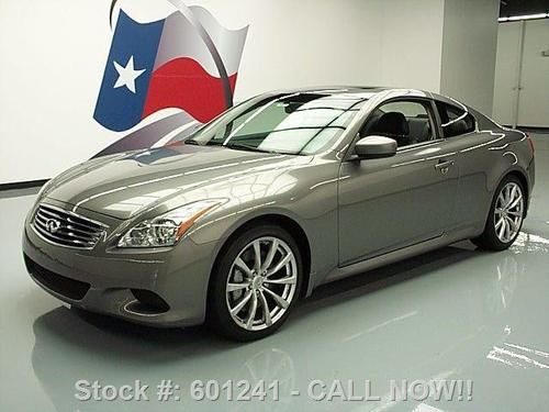 2009 infiniti g37 sport 6-spd sunroof nav rear cam 47k texas direct auto