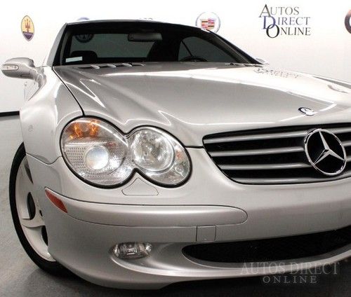 We finance 03 sl550 roadster nav convertible hardtop low miles heated seats 54k