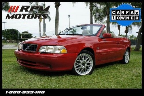 1 owner 2004 volvo c70 lpt convertible bbs wheels cd-changer drivetrain warranty