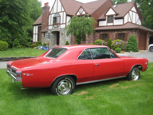 1967 chevelle ss 4 speed 396 red buckets