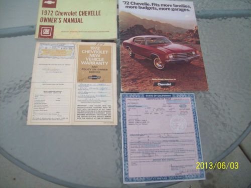 1972 Chevrolet Chevelle, image 9