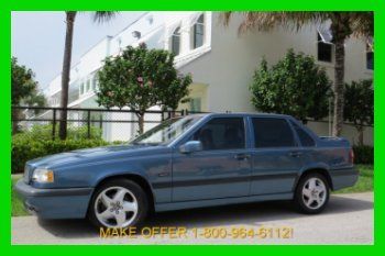 1997 volvo 850 t5 turbo orig miles roof loaded no reserve fl must see