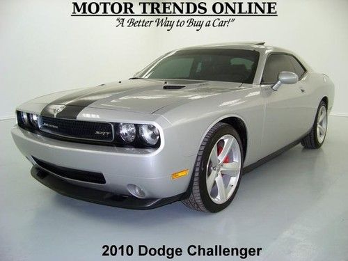 Srt8 navigation 6.1 hemi brembo stripes htd seats 2010 dodge challenger 30k