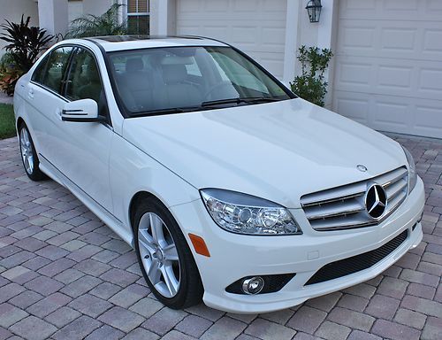 2010 mercedes c300 automatic low miles leather interior heated seats sun roof