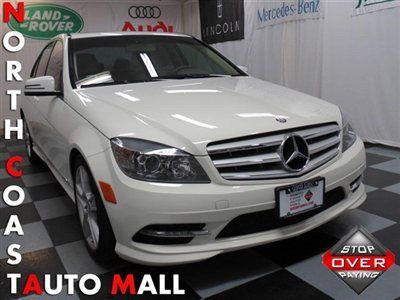 2011(11)c300 4matic fact w-ty only 27k navi keyless heat sts moon phone cd chgr