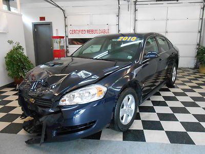 2010 chevrolet  impala lt no reserve salvage rebuildable