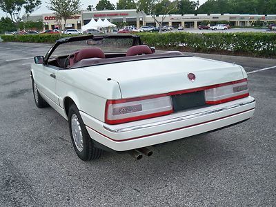 1988 CADILLAC ALLANTE,49K MILES,PEARL WHITE,BOTH TOPS,1 OWNER CAR, NO RESERVE!, image 4