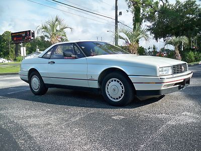 1988 CADILLAC ALLANTE,49K MILES,PEARL WHITE,BOTH TOPS,1 OWNER CAR, NO RESERVE!, image 6