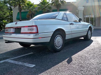 1988 CADILLAC ALLANTE,49K MILES,PEARL WHITE,BOTH TOPS,1 OWNER CAR, NO RESERVE!, image 7