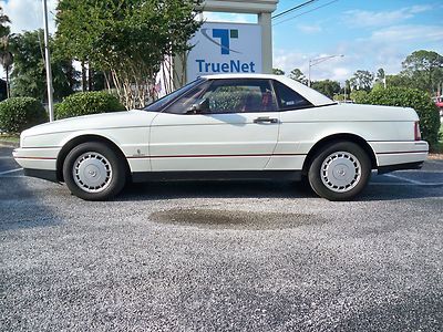 1988 CADILLAC ALLANTE,49K MILES,PEARL WHITE,BOTH TOPS,1 OWNER CAR, NO RESERVE!, image 11