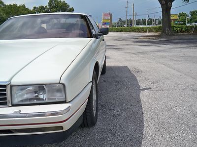 1988 CADILLAC ALLANTE,49K MILES,PEARL WHITE,BOTH TOPS,1 OWNER CAR, NO RESERVE!, image 12