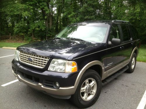 2002 eddie bauer 4x4 ford explorer limited sport utility 4-door 4.6l