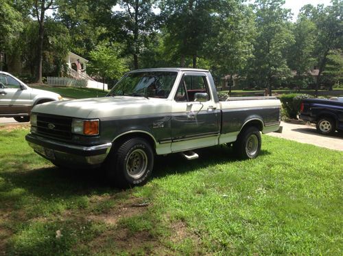 1988 ford f150 xlt pickup truck 2wd 6 foot bed two tone