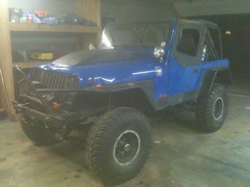 1993 jeep wrangler yj lifted and built