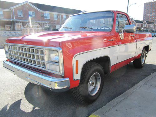 1980 silverado c-10 short bed dual tanks built v8 rust-free truck!