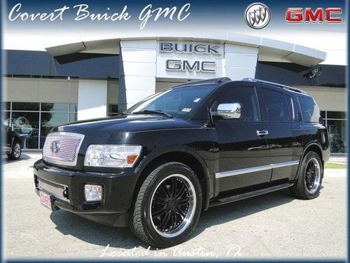 08 luxury 4x4 off road suv qx56 leather dvd