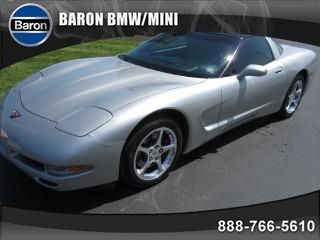 2004 chevrolet corvette / 35k miles / chromes / heads-up / dual tops