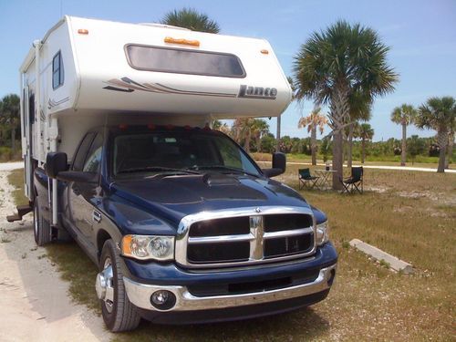 2004 dodge ram 3500 slt and 2004 lance slide in truck camper combo