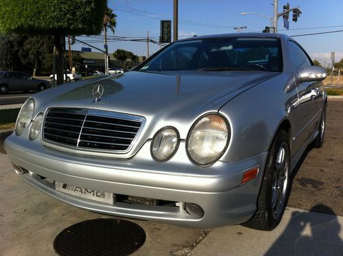 2000 mercedes benz clk 430 amg kit silver leather sunroof clk430 auto v8 coupe