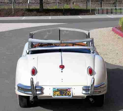 CALIFORNIA BLACK PLATES 100% SOLID ORIGINAL BODY EXCELLENT GAPS XK 140 DHC 54 56, image 4