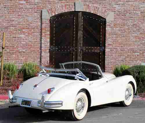 CALIFORNIA BLACK PLATES 100% SOLID ORIGINAL BODY EXCELLENT GAPS XK 140 DHC 54 56, image 5