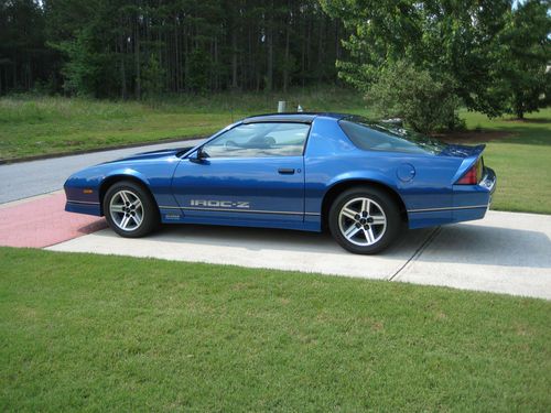 1987 chevrolet camaro iroc-z, second owner!