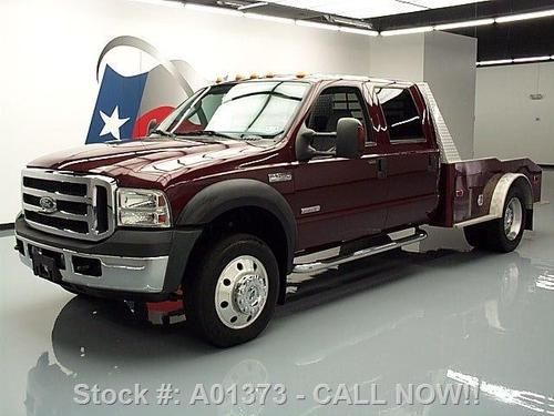 2007 ford f450 lariat crew diesel hauler leather 31k mi texas direct auto