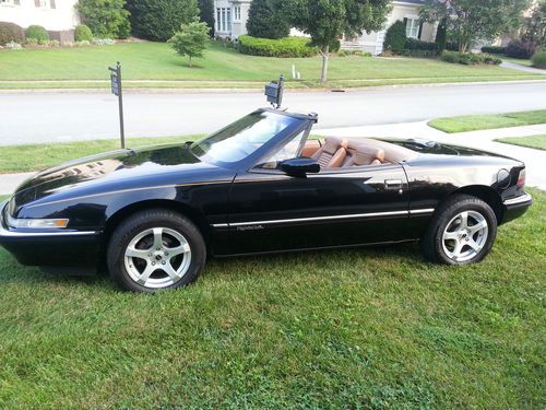 1990 buick reatta convertible black/tan "rare"