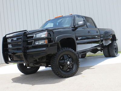 07 k3500 lt (lbz) 6.6l duramax 6spd allison lifted bfgs magnaflow tx (serviced)!