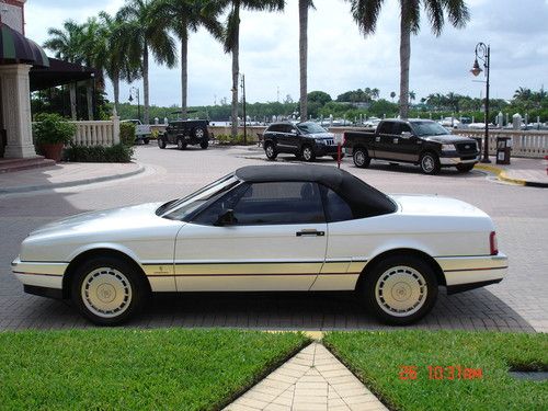 1992 CADILLAC ALLANTE CONVERTIBLE 1 OWNER 41K MILES PEARL WHITE 3 DAY AUCTION, image 12